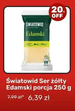 Biedronka Światowid Ser żółty Edamski porcja 250 g oferta