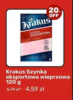 Biedronka Krakus Szynka eksportowa wieprzowa 120 g oferta