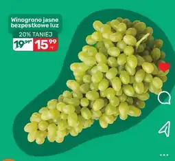 Biedronka Winogrono jasne bezpestkowe luz oferta