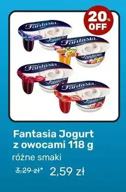 Biedronka Fantasia Jogurt z owocami 118 g oferta
