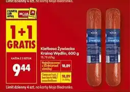 Biedronka Kiełbasa Żywiecka Kraina Wędlin 600 g oferta