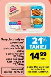 Carrefour Sznycle z indyka premium Indykpol oferta