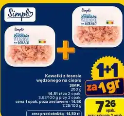 Carrefour Kawałki z łososia wędzonego na ciepło Simpl oferta