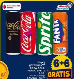 Carrefour Napój gazowany Coca-Cola, Fanta, Sprite oferta