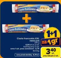 Carrefour Ciasto francuskie XXL HENGLEIN oferta