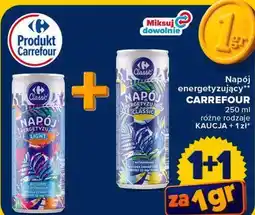Carrefour Napój energetyzujący Carrefour Classic oferta