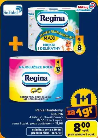 Carrefour Papier toaletowy REGINA oferta