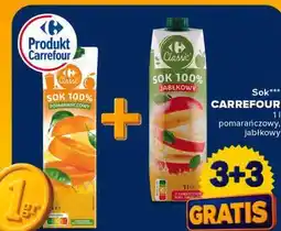 Carrefour Sok Carrefour pomarańczowy, jabłkowy oferta