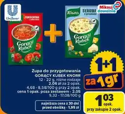 Carrefour Zupa do przygotowania Gorący Kubek Knorr oferta