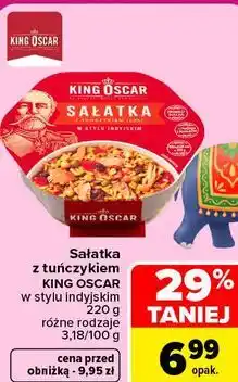 Carrefour Sałatka z tuńczykiem w stylu indyjskim KING OSCAR oferta