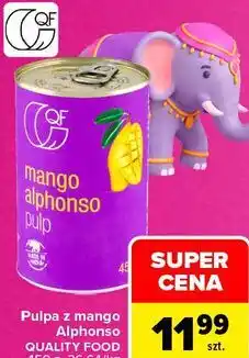 Carrefour Pulpa z mango Alphonso Quality Food oferta