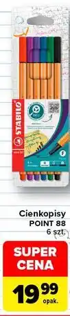 Carrefour Cienkopisy STABILO POINT 88 6 szt oferta
