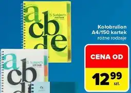 Carrefour Kołobrulion A4 / 150 kartek oferta