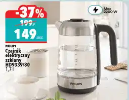 Biedronka Czajnik elektryczny szklany Philips HD9339/80 oferta