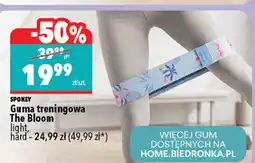 Biedronka Guma treningowa The Bloom Spokey light/hard oferta