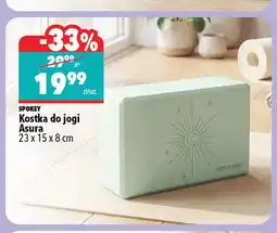 Biedronka Kostka do jogi Asura 23x15x8 cm Spokey oferta