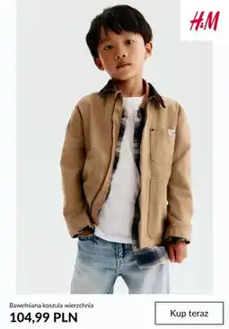 H&M Bawełniana koszula wierzchnia H & M oferta