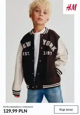 H&M Kurtka bejsbolowa z motywami H & M oferta