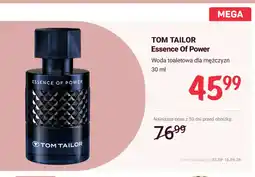 Rossmann Woda toaletowa dla mężczyzn Essence Of Power Tom Tailor oferta