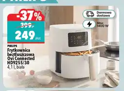 Biedronka Frytkownica beztłuszczowa Ovi Connected HD9255/30 4,1 l biała Philips oferta