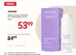 Rossmann Krem do twarzy z retinalem 0,1% regenerujący na noc Yoskine oferta