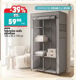 Biedronka Tekstylna szafa składana Smukee oferta