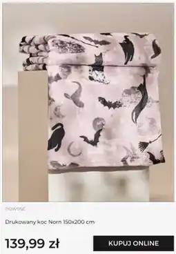 Home&You Drukowany koc Norn 150x200 cm home & you oferta