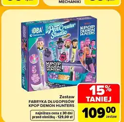 Carrefour Zestaw Fabryka Długopisów K-Pop Demon Hunters Clementoni oferta