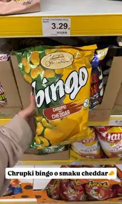 Dino Chrupki o smaku cheddar Otmuchów Bingo oferta