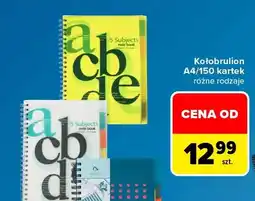 Carrefour Kołobrulion A4 150 kartek oferta