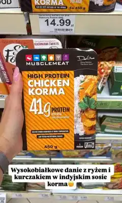 Dino Danie gotowe MuscleMeat High Protein Chicken Korma oferta