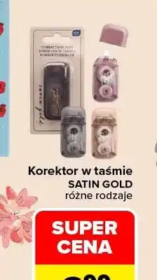 Carrefour Korektor w taśmie Satin Gold Interdruk oferta