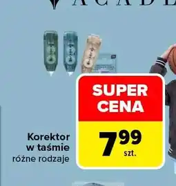 Carrefour Korektor w taśmie Academy oferta