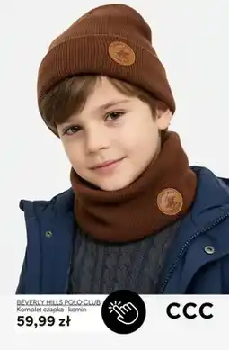 CCC Komplet czapka i komin Beverly Hills Polo Club oferta