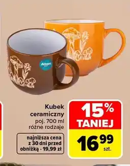 Carrefour Kubek ceramiczny 700 ml Altom oferta