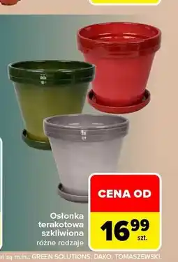 Carrefour Osłonka terakotowa szkliwiona oferta