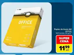 Carrefour Papier do ksero A4 Office 500 kartek 80 g/m² oferta