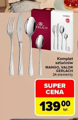 Carrefour Komplet sztućców Mango Gerlach 24 elementy oferta