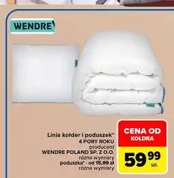 Carrefour Kołdra 4 Pory Roku Wendre oferta