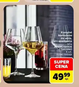 Carrefour Komplet kieliszków do wina linia Avant-Garde Krosno 6 szt oferta