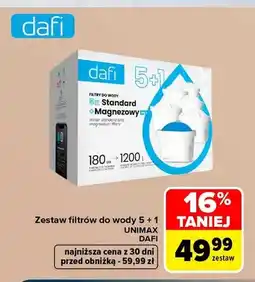 Carrefour Zestaw filtrów do wody 5+1 Unimax Dafi oferta