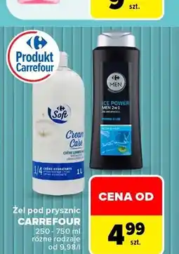 Carrefour Żel pod prysznic Carrefour Soft Cream Care oferta