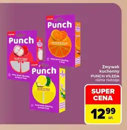 Carrefour Zmywak kuchenny Punch Dual Action Scrub Vileda oferta