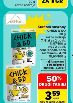 Carrefour Kurczak suszony with soy sauce Chick & Go oferta