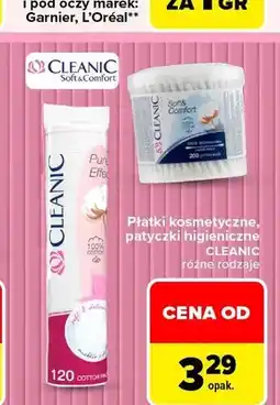 Carrefour Płatki kosmetyczne Cleanic oferta