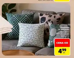 Carrefour Poszewka na poduszkę 40x40 cm oferta