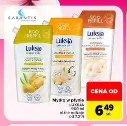 Carrefour Mydło w płynie Luksja oliwka i jogurt oferta
