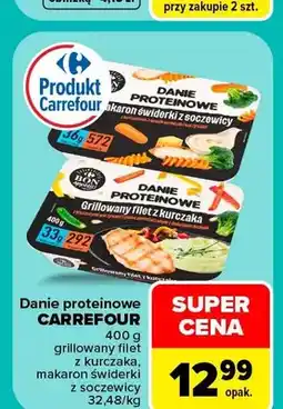 Carrefour Danie proteinowe grillowany filet z kurczaka Carrefour oferta