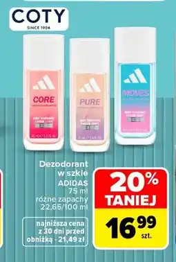 Carrefour Dezodorant w szkle Adidas oferta