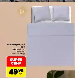 Carrefour Komplet pościeli Tex oferta